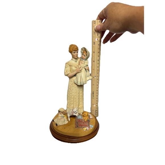 Vtg '88 Jan & Sharice Porcelain Figurine Limited Edition Jan Hagara #4730 - Picture 7 of 12